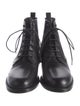 Saint Laurent Leather Lace-Up Boots