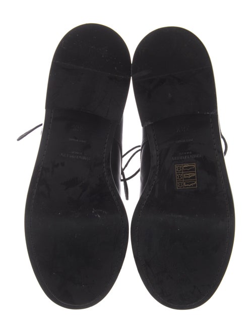 Saint Laurent Leather Lace-Up Boots