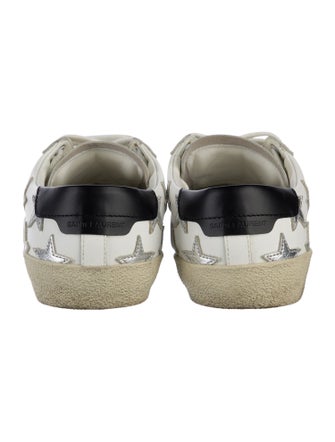 Saint Laurent Leather Printed Sneakers