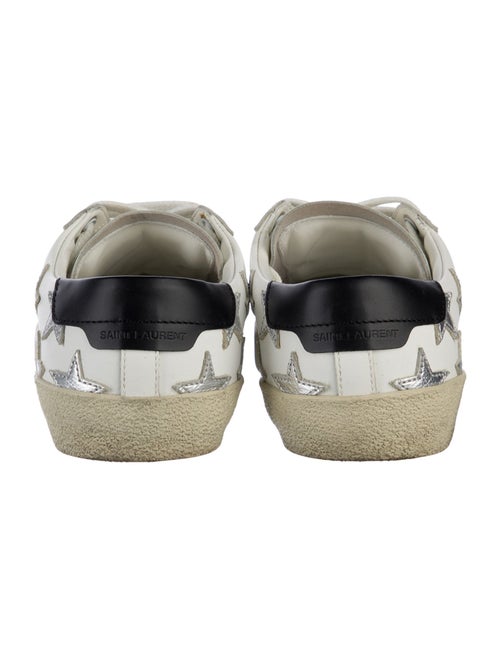 Saint Laurent Leather Printed Sneakers