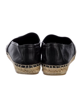 Saint Laurent Leather Espadrilles