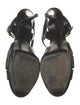Saint Laurent Patent Leather T-Strap Sandals