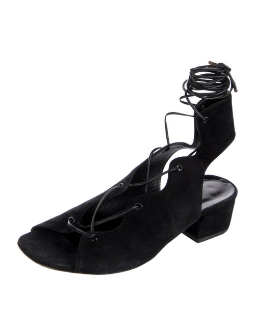 Saint Laurent Suede Gladiator Sandals