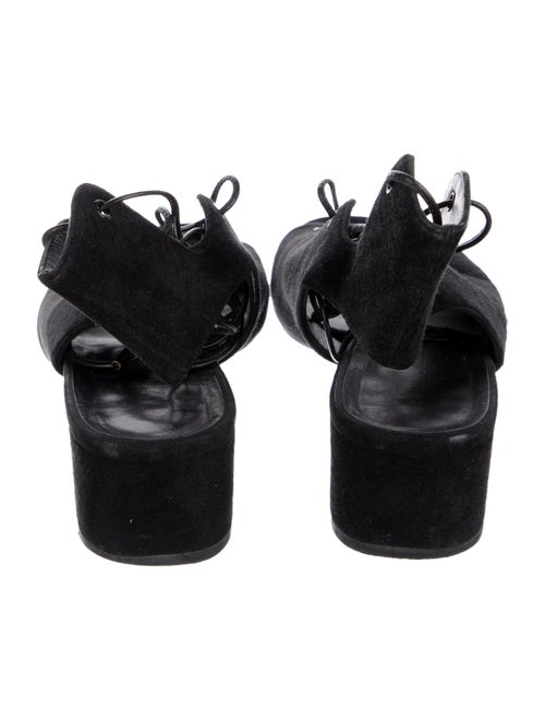 Saint Laurent Suede Gladiator Sandals