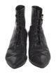 Saint Laurent Leather Lace-Up Boots