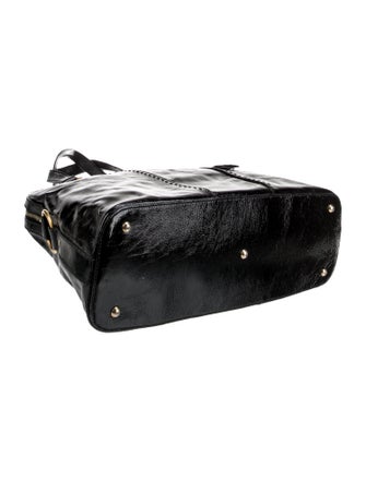 Yves Saint Laurent Patent Leather Weekender Bag