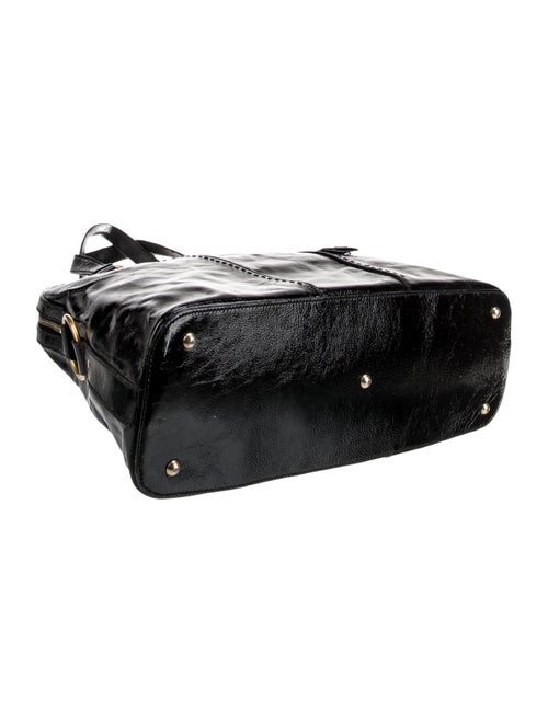 Yves Saint Laurent Patent Leather Weekender Bag