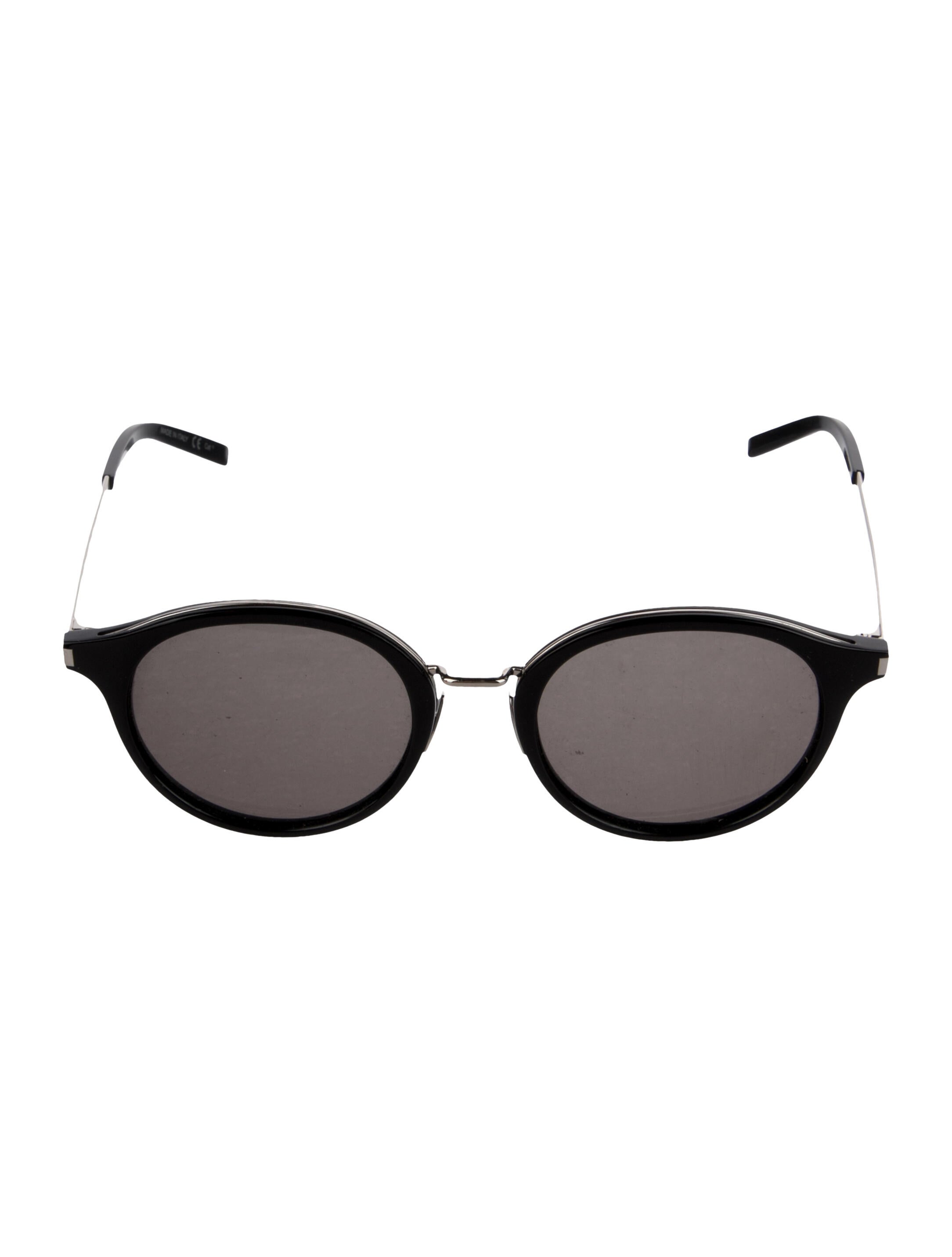 Saint Laurent Round Tinted Sunglasses