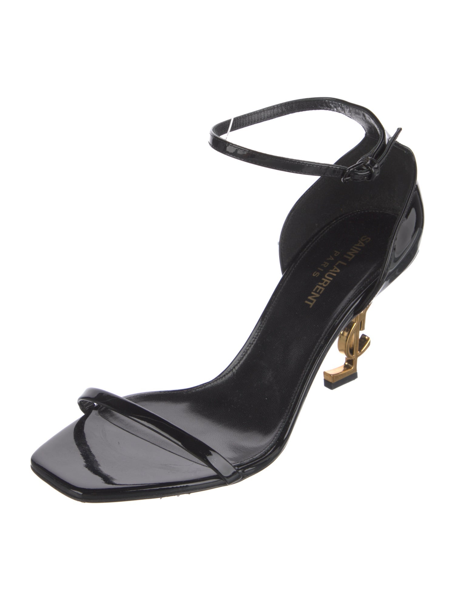 Saint Laurent Patent Leather Sandals