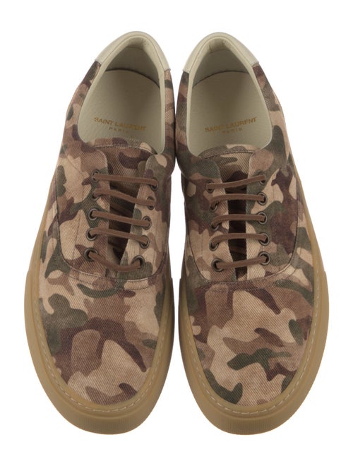 Saint Laurent Canvas Printed Sneakers