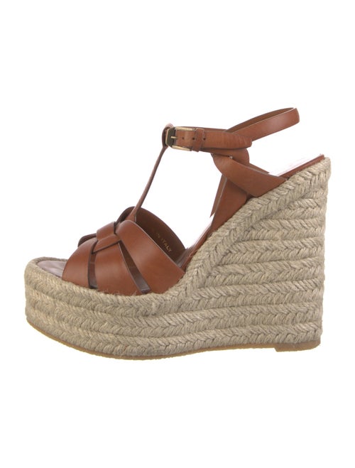 Saint Laurent Leather Espadrilles