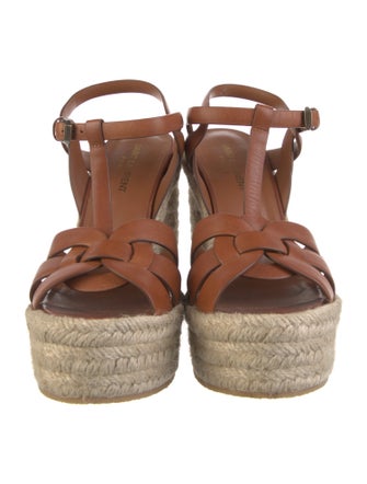 Saint Laurent Leather Espadrilles