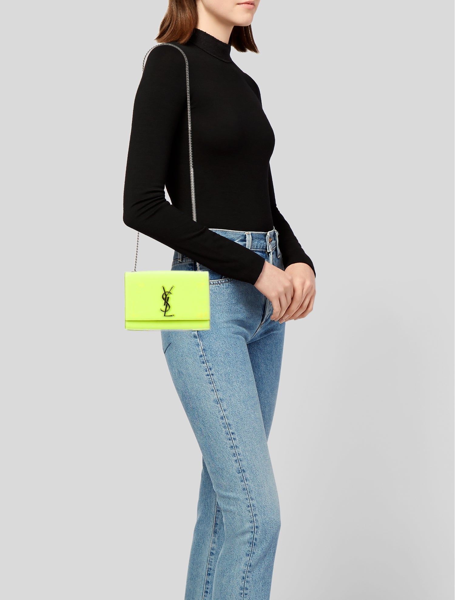 Saint Laurent Patent Leather Kate Small