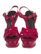 Saint Laurent Patent Leather T-Strap Pumps