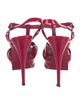 Saint Laurent Patent Leather T-Strap Pumps