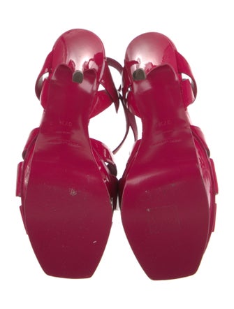 Saint Laurent Patent Leather T-Strap Pumps