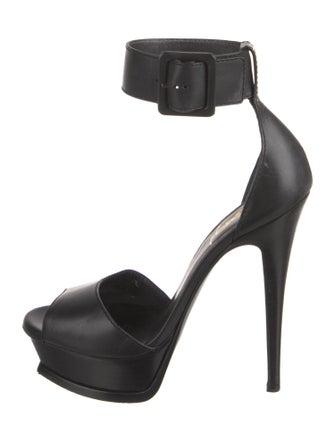 Saint Laurent Leather D'Orsay Pumps
