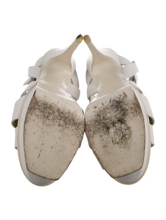 Saint Laurent Leather T-Strap Pumps