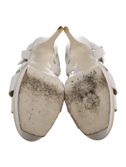 Saint Laurent Leather T-Strap Pumps