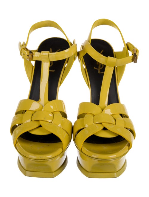 Saint Laurent Patent Leather T-Strap Pumps