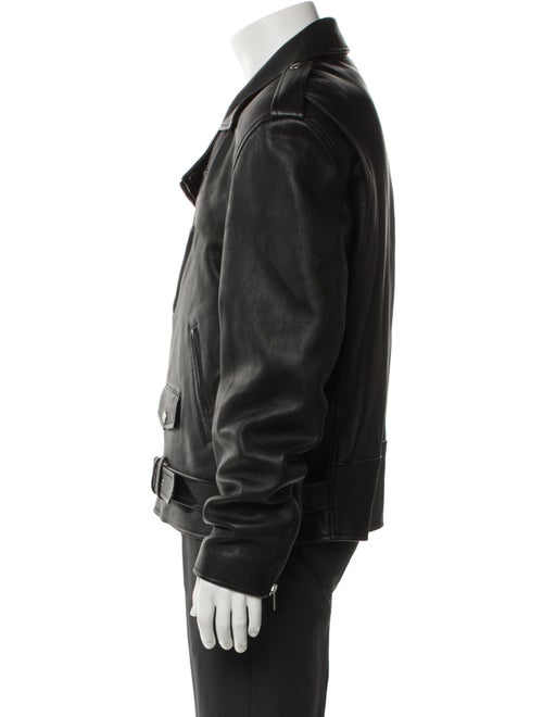 Saint Laurent 2024 Lambskin Moto Jacket