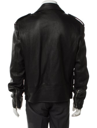 Saint Laurent 2024 Lambskin Moto Jacket