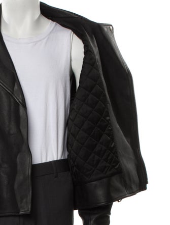 Saint Laurent 2024 Lambskin Moto Jacket