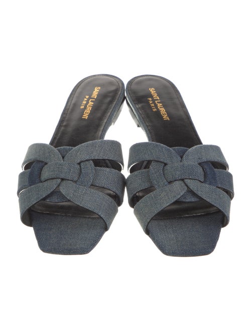 Saint Laurent Denim Slides