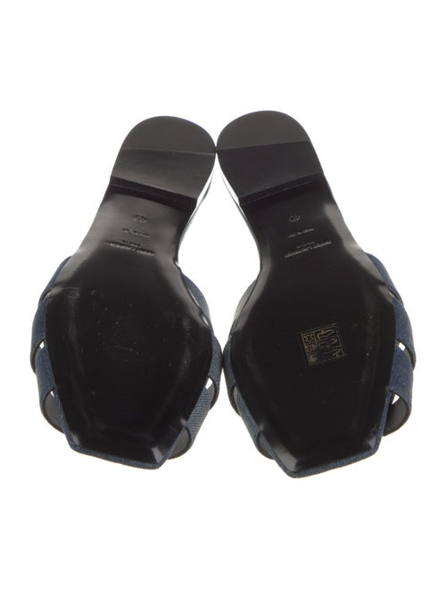 Saint Laurent Denim Slides