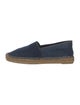 Saint Laurent Denim Embroidered Accent Espadrilles