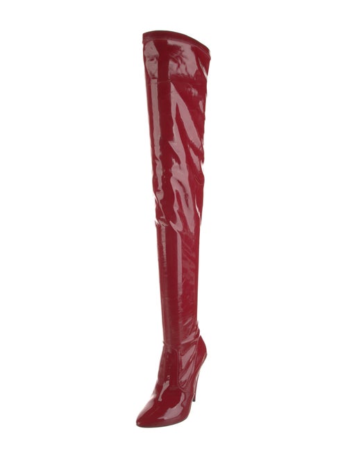 Saint Laurent Patent Leather Boots