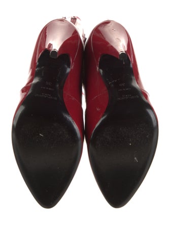 Saint Laurent Patent Leather Boots