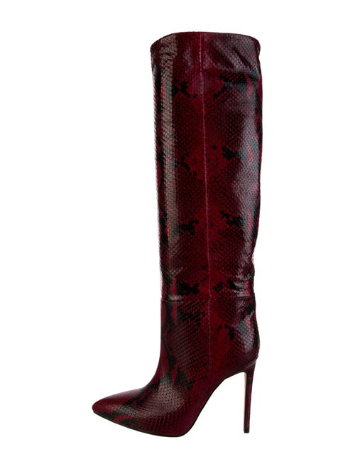 Saint Laurent Snakeskin Animal Print Boots