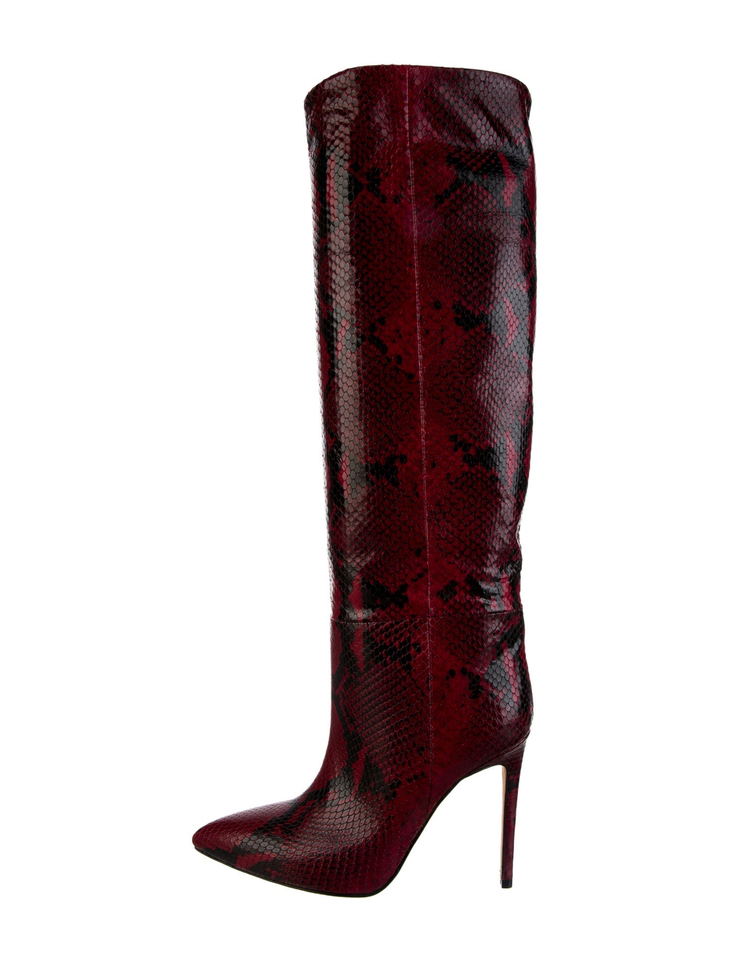 Saint Laurent Snakeskin Animal Print Boots