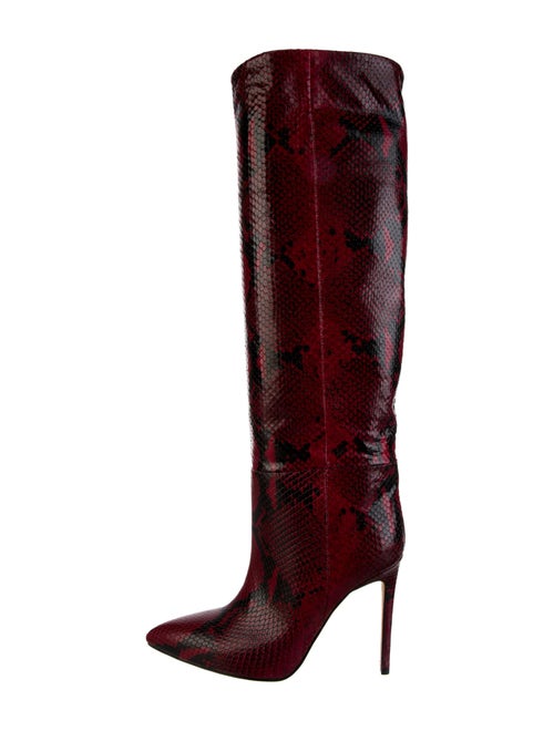 Saint Laurent Snakeskin Animal Print Boots