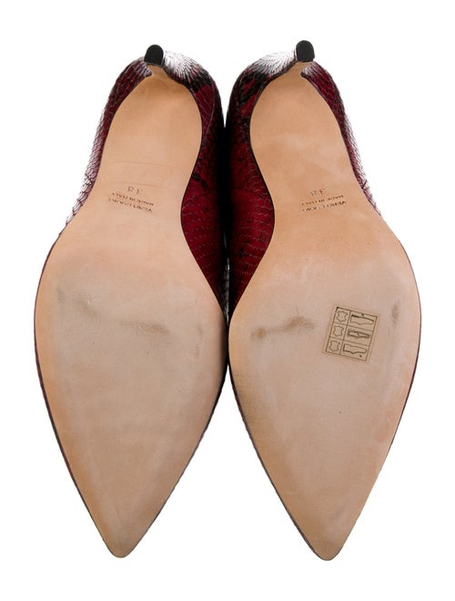 Saint Laurent Snakeskin Animal Print Boots