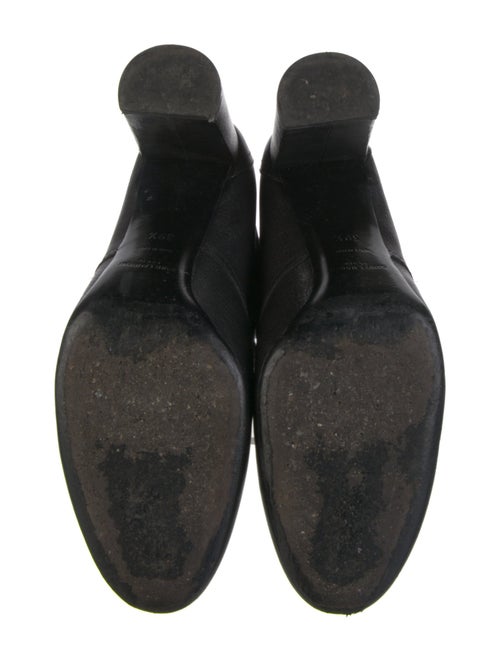 Saint Laurent Leather Lace-Up Boots