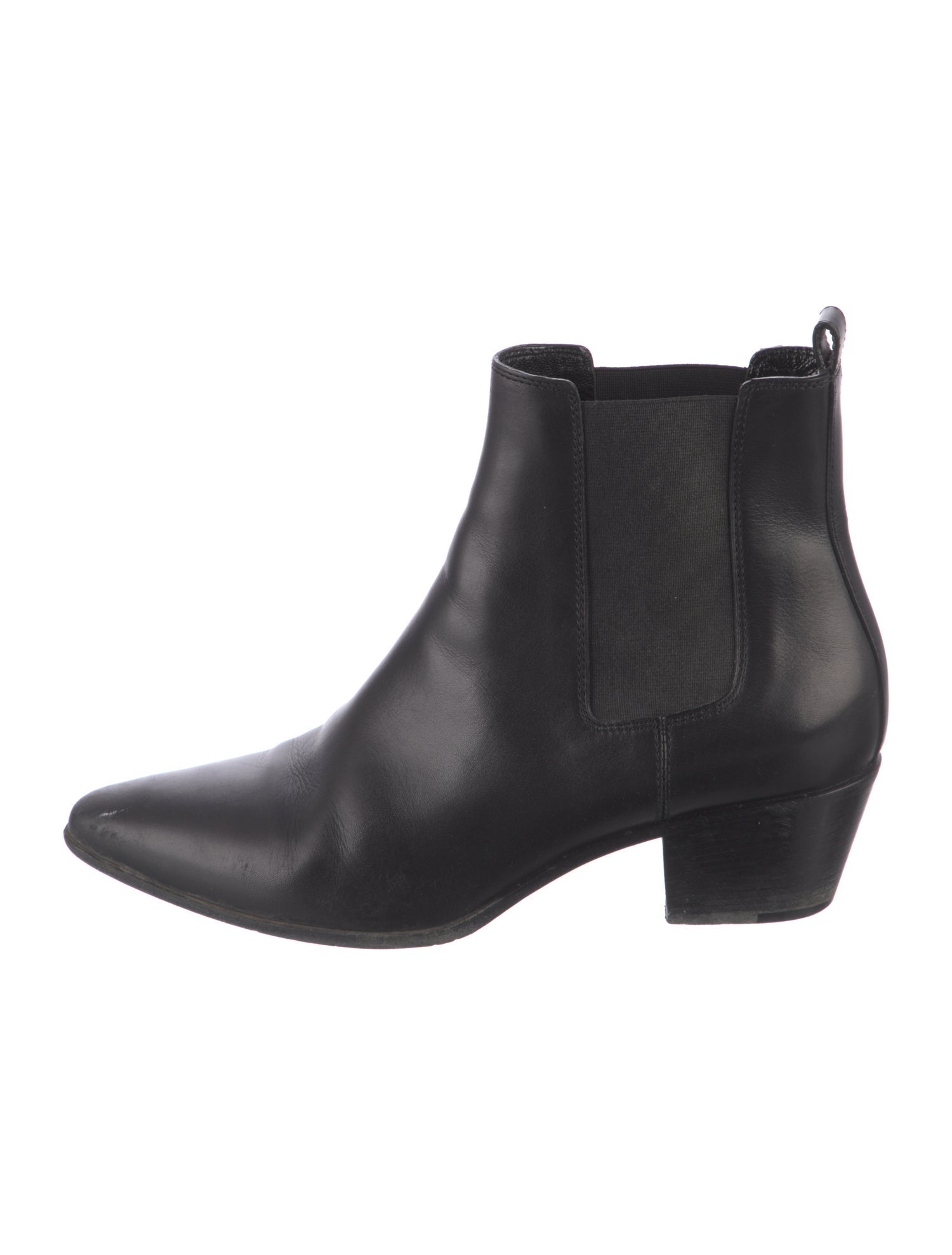 Saint Laurent Leather Chelsea Boots
