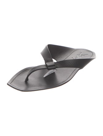 Saint Laurent Leather Slides