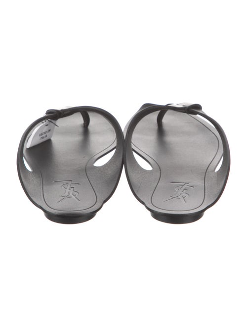 Saint Laurent Leather Slides