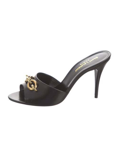 Saint Laurent Leather Slides