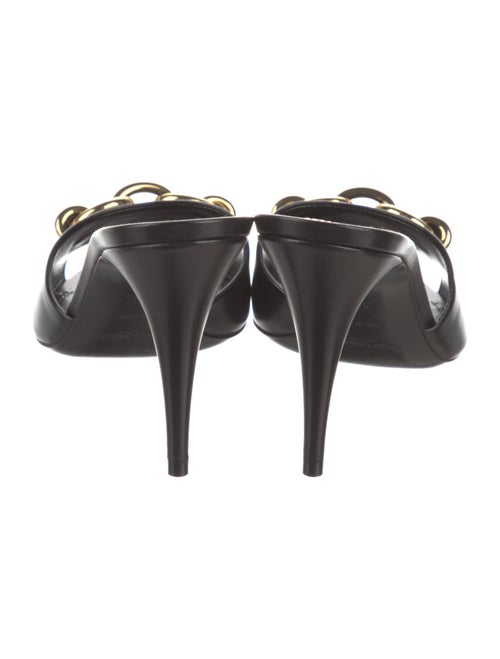 Saint Laurent Leather Slides