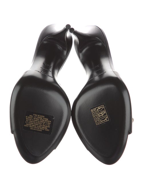 Saint Laurent Leather Slides