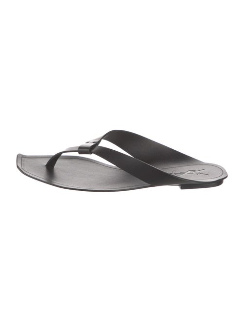 Saint Laurent Leather Slides