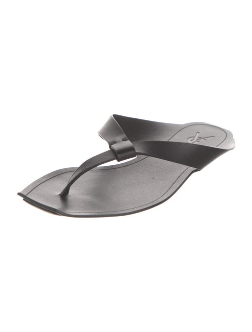 Saint Laurent Leather Slides