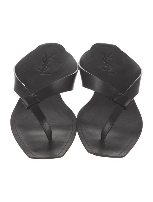 Saint Laurent Leather Slides
