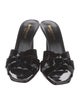Saint Laurent Patent Leather Slides