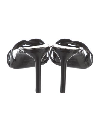 Saint Laurent Patent Leather Slides