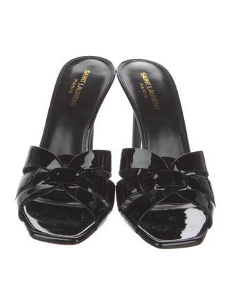 Saint Laurent Patent Leather Slides