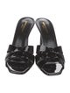 Saint Laurent Patent Leather Slides
